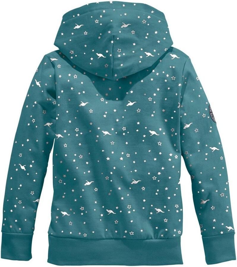 KangaROOS Hoodie Lange mouwen bedrukt met capuchon van katoenmix - Foto 8