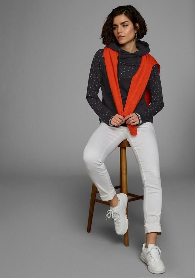 KangaROOS Hoodie Lange mouwen figuurvolgende snit van katoen met capuchon - Foto 8