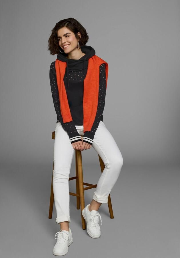 KangaROOS Hoodie Lange mouwen figuurvolgende snit van katoen met capuchon - Foto 9