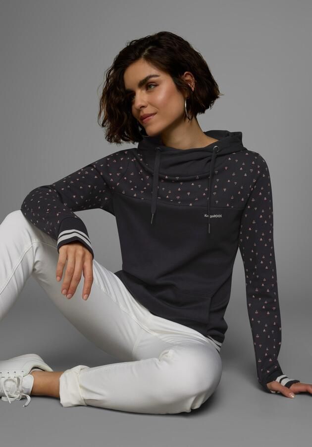 KangaROOS Hoodie Lange mouwen figuurvolgende snit van katoen met capuchon - Foto 10