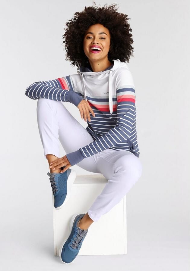 KangaROOS Hoodie Lange mouwen met duimgaten comfortabel gesneden en heupbedekkend - Foto 5