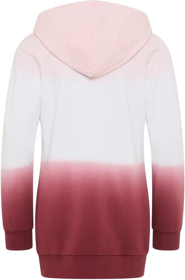 KangaROOS Hoodie Lange sweatshirt met kleurverloop Lange mouwen met boorden getailleerde snit met logoprint - Foto 6