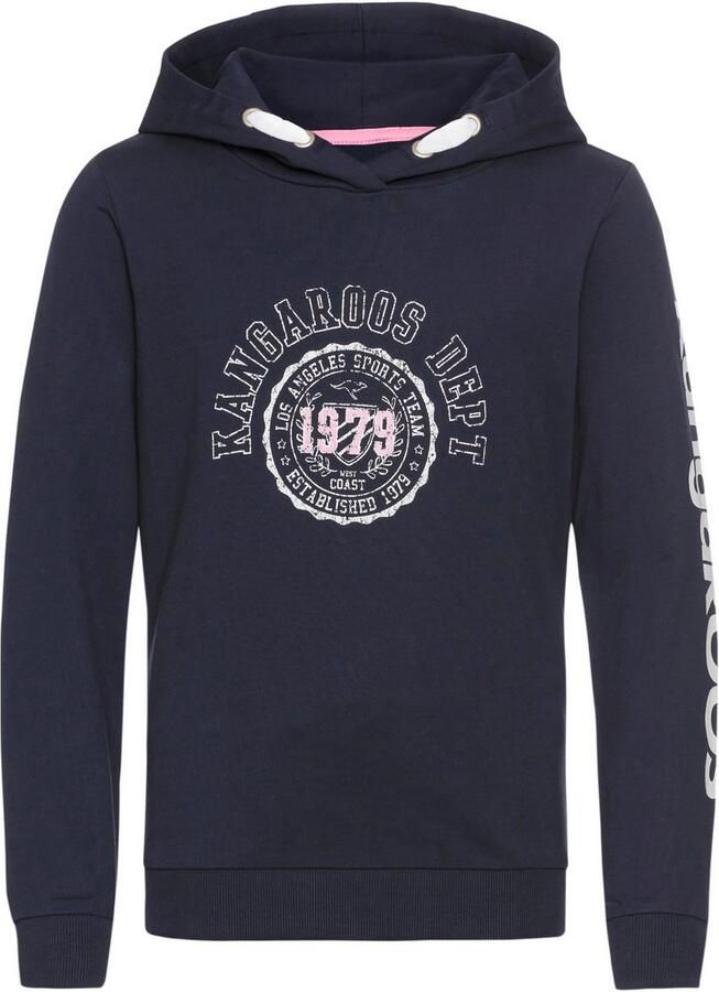 KangaROOS Hoodie Logoprint in zachte kwaliteit voor meisjes