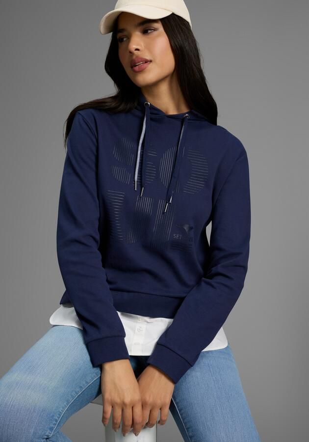 KangaROOS Hoodie met aangenaaide bloeszoom - Foto 6