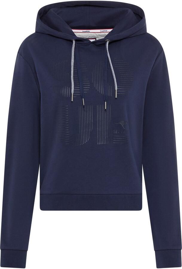 KangaROOS Hoodie met aangenaaide bloeszoom - Foto 5