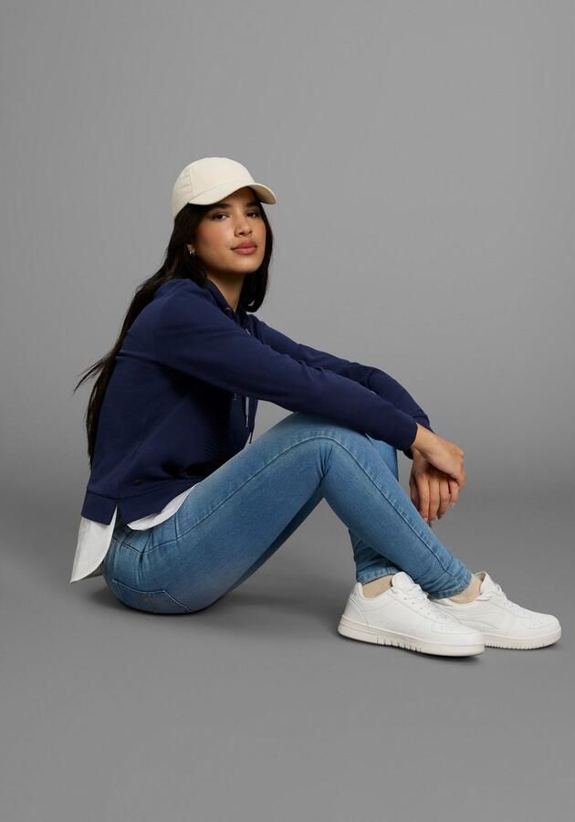 KangaROOS Hoodie met aangenaaide bloeszoom - Foto 4