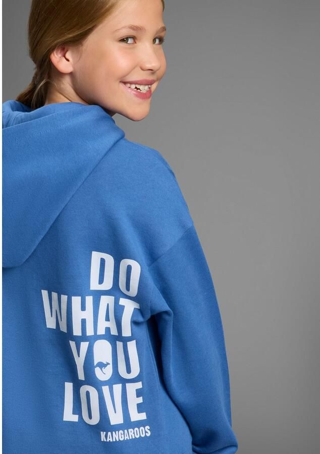 KangaROOS Hoodie met rugprint Met print voor en achter