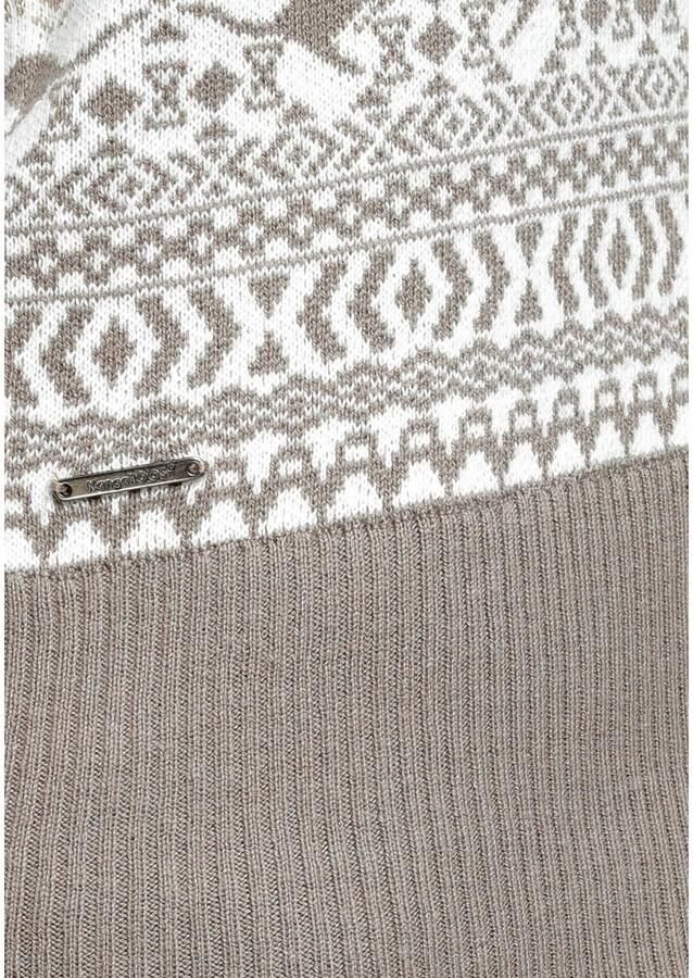 KangaROOS Jacquardtrui met een noors motief met kleine kangoeroe