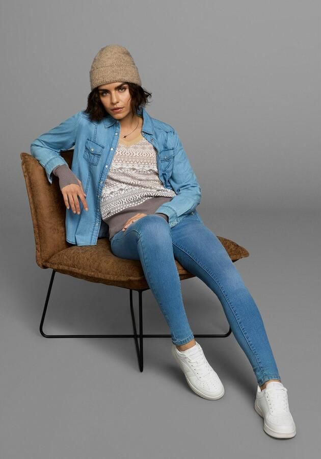 KangaROOS Jacquardtrui met een noors motief met kleine kangoeroe - Foto 10