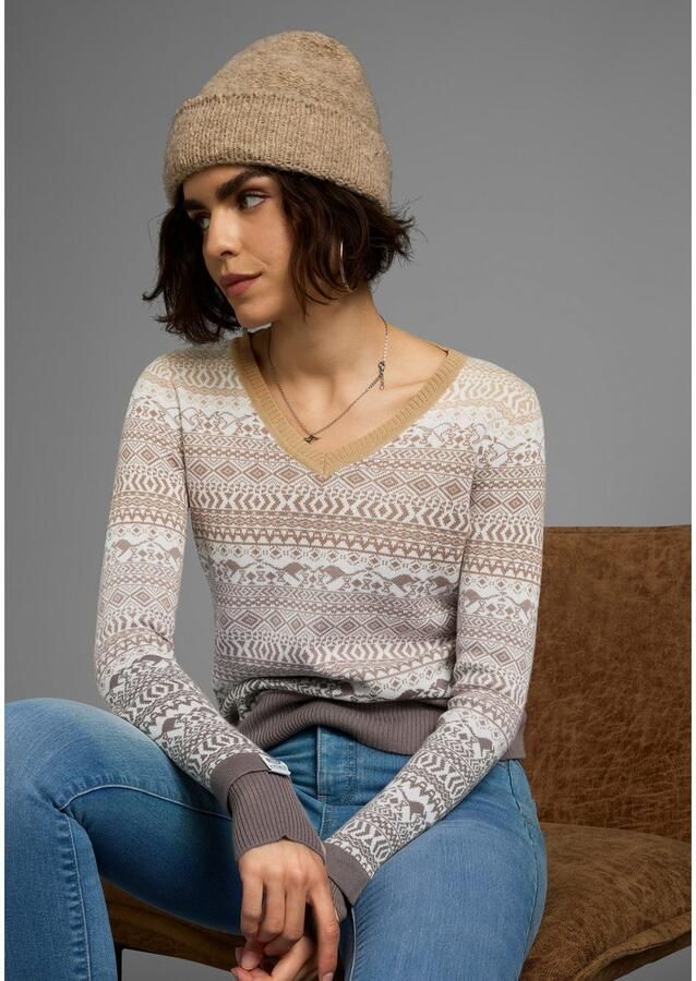 KangaROOS Jacquardtrui met een noors motief met kleine kangoeroe - Foto 2