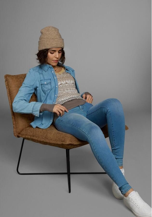 KangaROOS Jacquardtrui met een noors motief met kleine kangoeroe - Foto 7