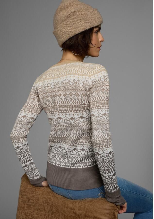 KangaROOS Jacquardtrui met een noors motief met kleine kangoeroe - Foto 6