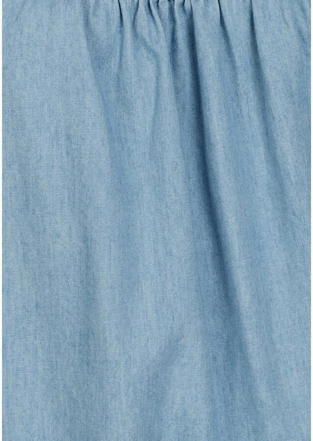 KangaROOS Jeans jurk knielang trendy van katoen mouwloos