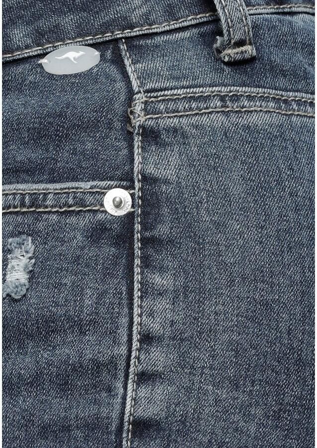 KangaROOS Jeansshort korte broek met destroyed-effecten lage taille - Foto 7
