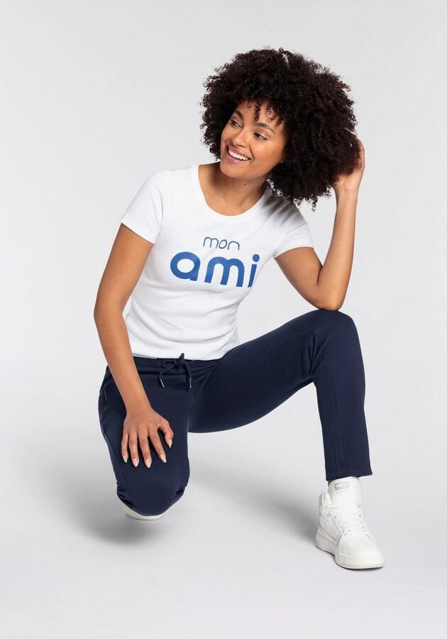 KangaROOS Jerseybroek met piqué-structuur en streepdetail - Foto 5