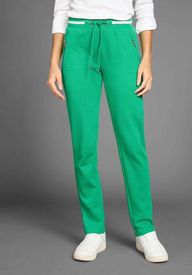 KangaROOS Jerseybroek met piqué-structuur en streepdetail - Foto 6