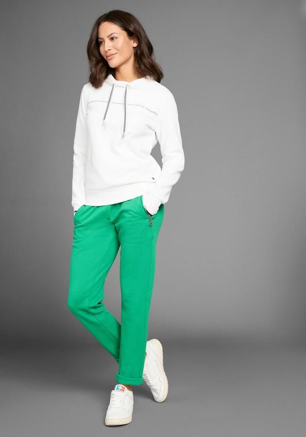 KangaROOS Jerseybroek met piqué-structuur en streepdetail - Foto 3