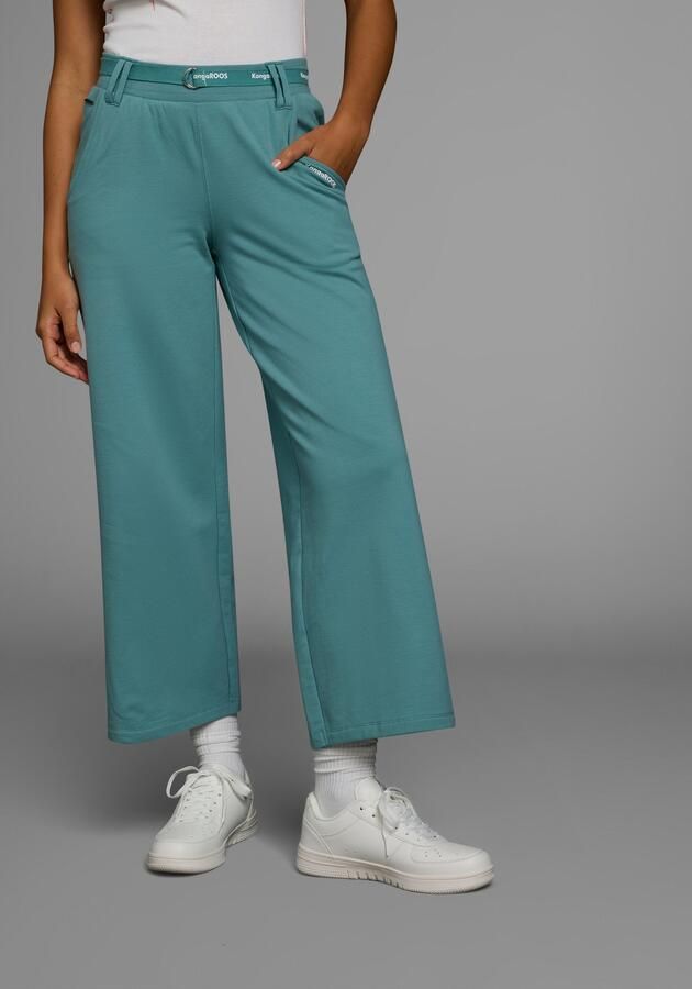 KangaROOS Jerseybroek met wijde pijpen in culottevorm - Foto 7