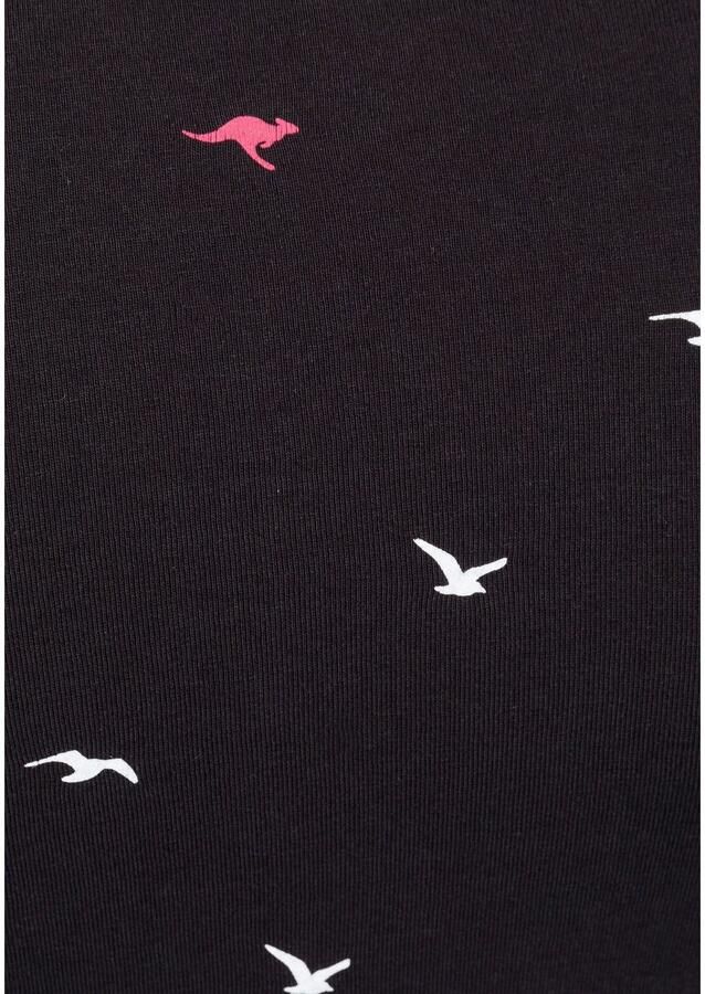 KangaROOS Jerseyjurk figuurvolgende pasvorm van katoenmix (set Met een afneembare riem)