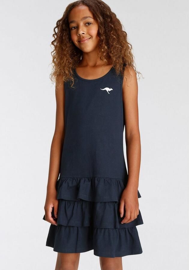 KangaROOS Jerseyjurk knie-vrije lengte van katoen en elastaan - Foto 4