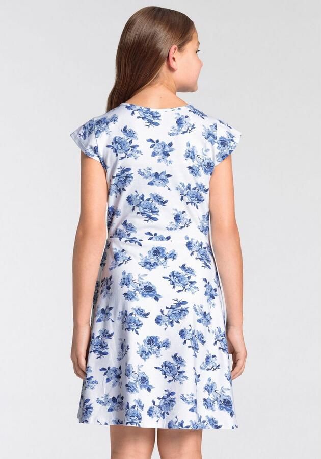 KangaROOS Jerseyjurk Meisjes feestelijke gelegenheden modieuze allover-print uitlopende snit - Foto 2