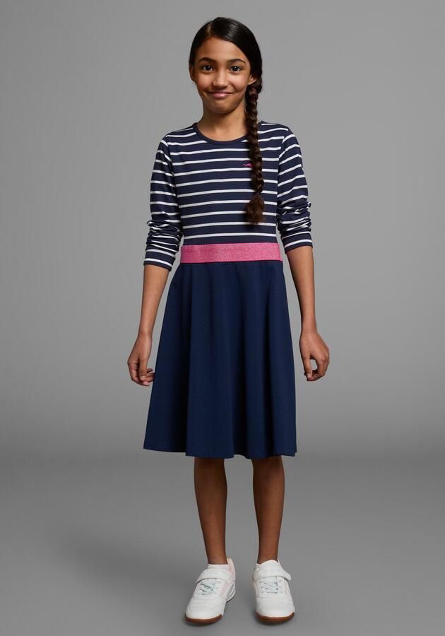 KangaROOS Jerseyjurk met glinsterende riem feestelijke gelegenheden knie-vrij modieuze stijl van stretchkwaliteit - Foto 7