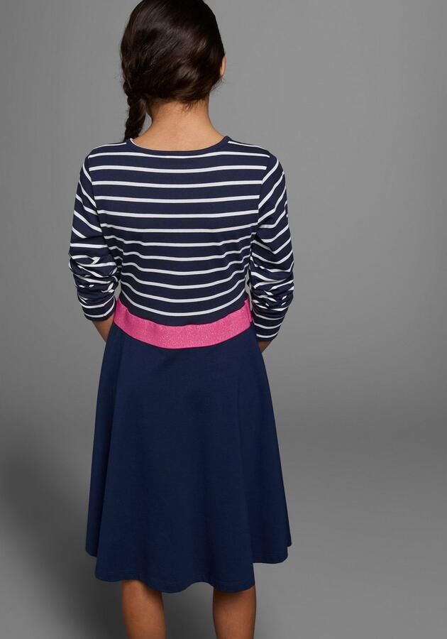 KangaROOS Jerseyjurk met glinsterende riem feestelijke gelegenheden knie-vrij modieuze stijl van stretchkwaliteit - Foto 6