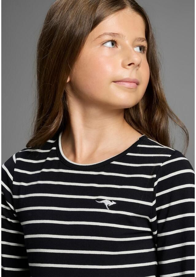 KangaROOS Jerseyjurk met glinsterende riem feestelijke gelegenheden knie-vrij modieuze stijl van stretchkwaliteit - Foto 3