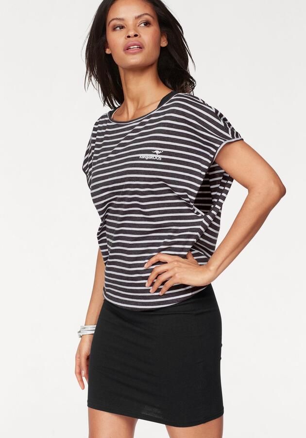 KangaROOS Jerseyjurk Mini-lengte figuurvolgend van stretch-materiaal (set 2-delig Met T-shirt) - Foto 4