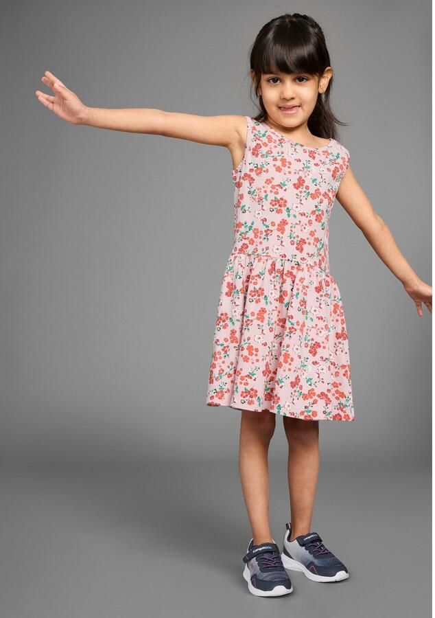 KangaROOS Jerseyjurk Schouderjurk in bloe -allover