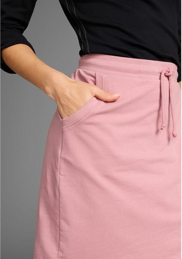 KangaROOS Jerseyrok in wikkel-look met elastische tailleband - Foto 3