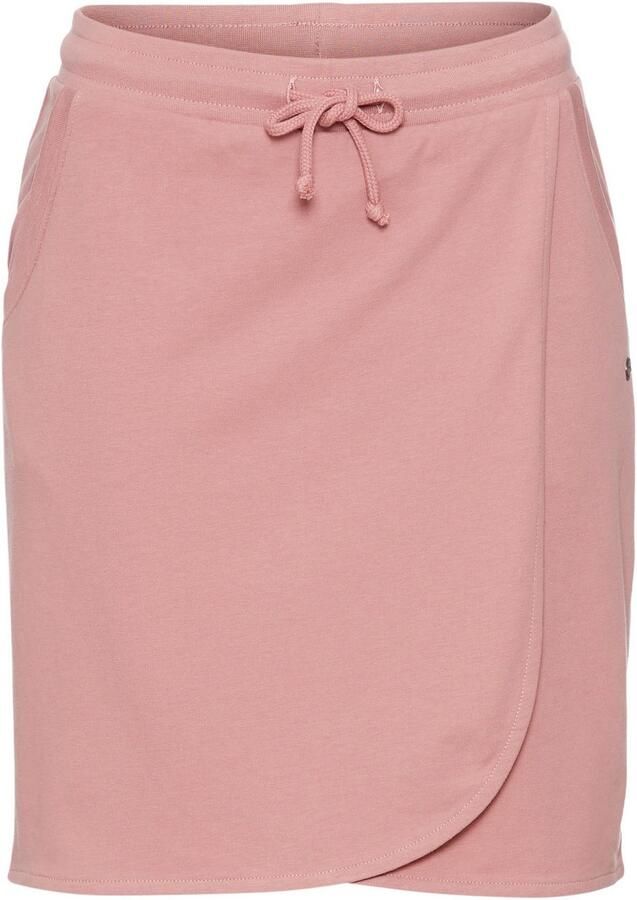 KangaROOS Jerseyrok in wikkel-look met elastische tailleband