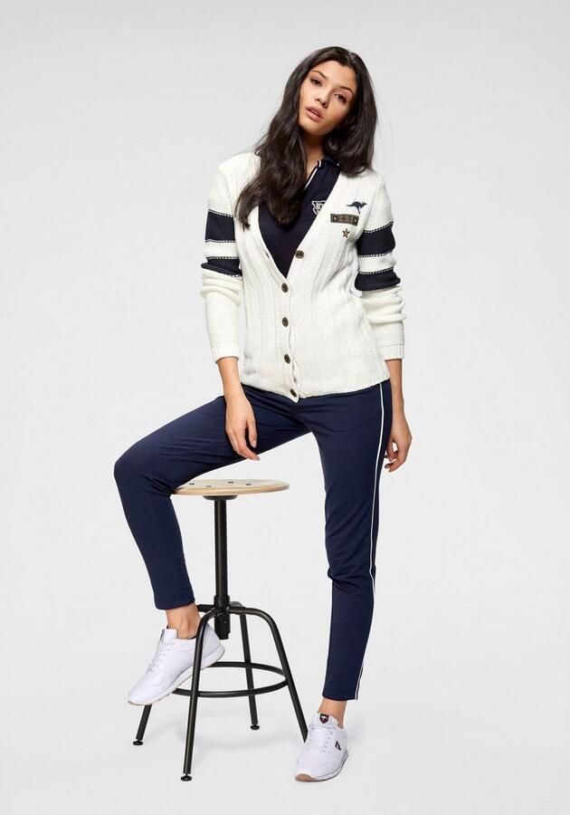 KangaROOS Jogpants met contraststrepen opzij - Foto 13