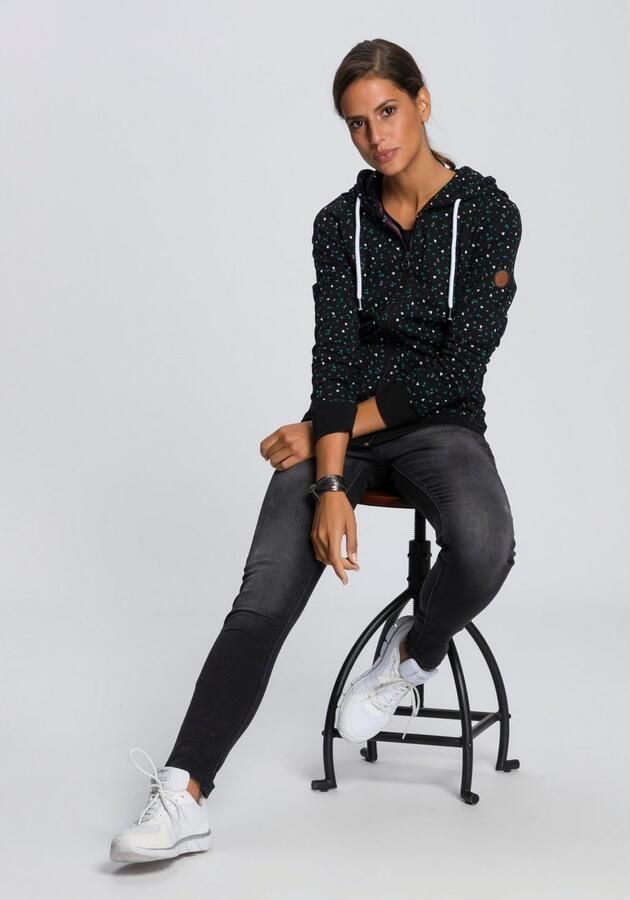 KangaROOS Capuchonsweatvest met sportieve minimal-print - Foto 6