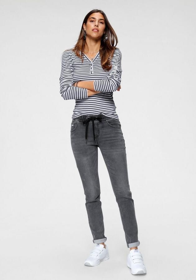 KangaROOS Jogpants ontspannen pasvorm wijde beenvorm - Foto 4