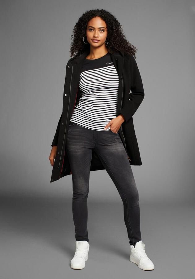 KangaROOS Korte jas met grote capuchon en fleece gevoerd - Foto 3