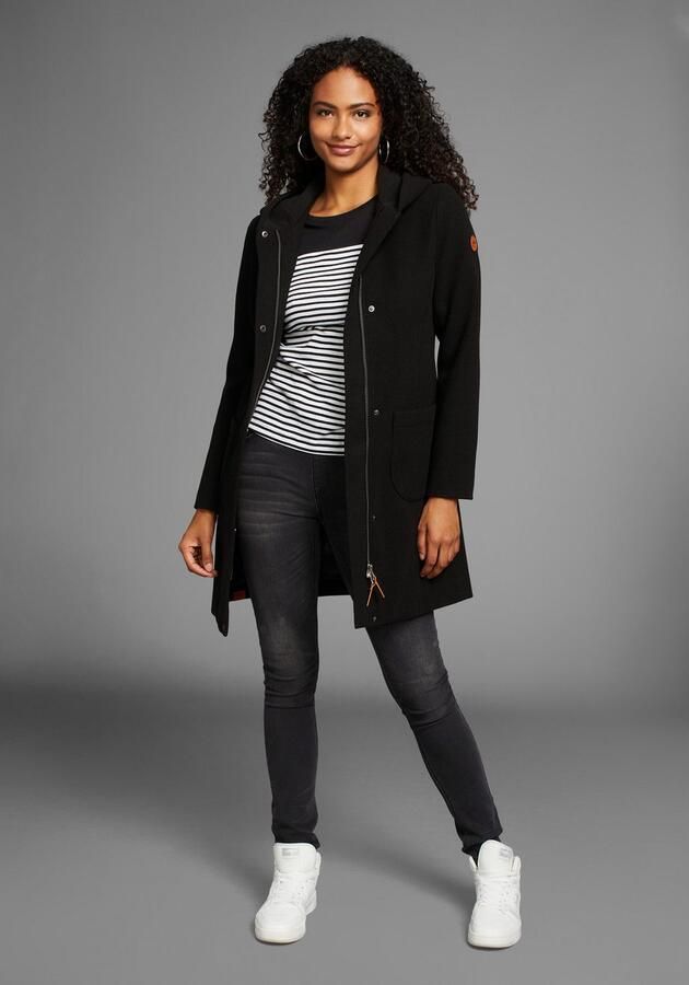 KangaROOS Korte jas met grote capuchon en fleece gevoerd - Foto 4