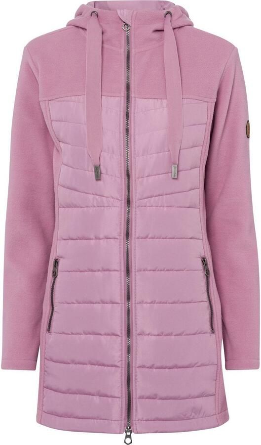 KangaROOS Lang jack Hybride jas fleecejas met gewatteerde delen - Foto 12