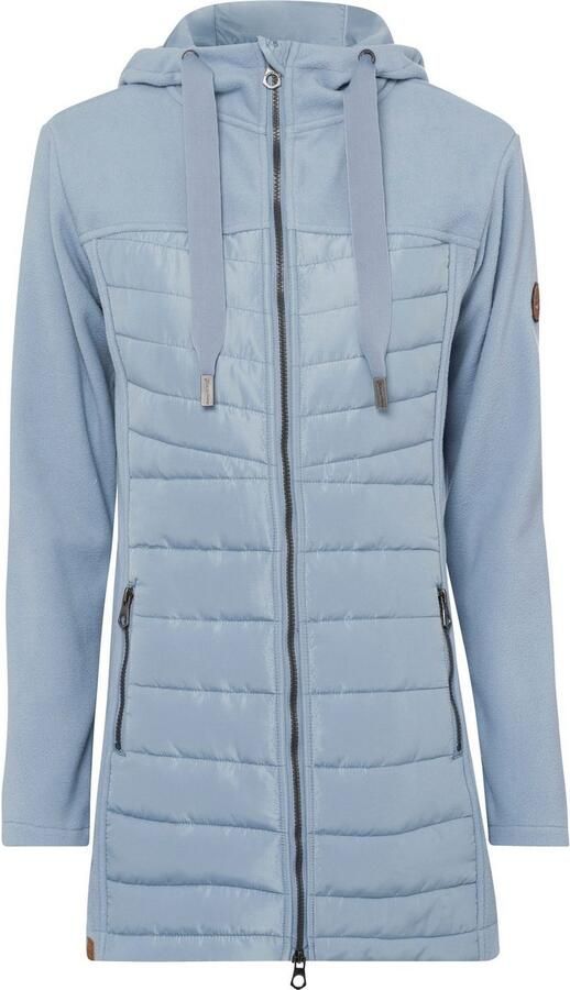 KangaROOS Lang jack Hybride jas fleecejas met gewatteerde delen - Foto 10