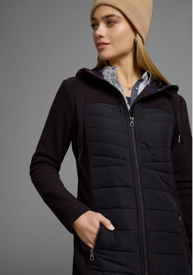 KangaROOS Lang jack Hybride jas fleecejas met gewatteerde delen - Foto 2