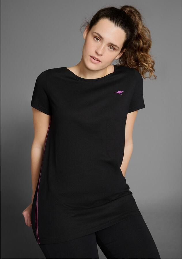 KangaROOS Lang shirt Korte Mouw figuurflatterende Pasvorm grote Maten (2-delig Set van 2) - Foto 3