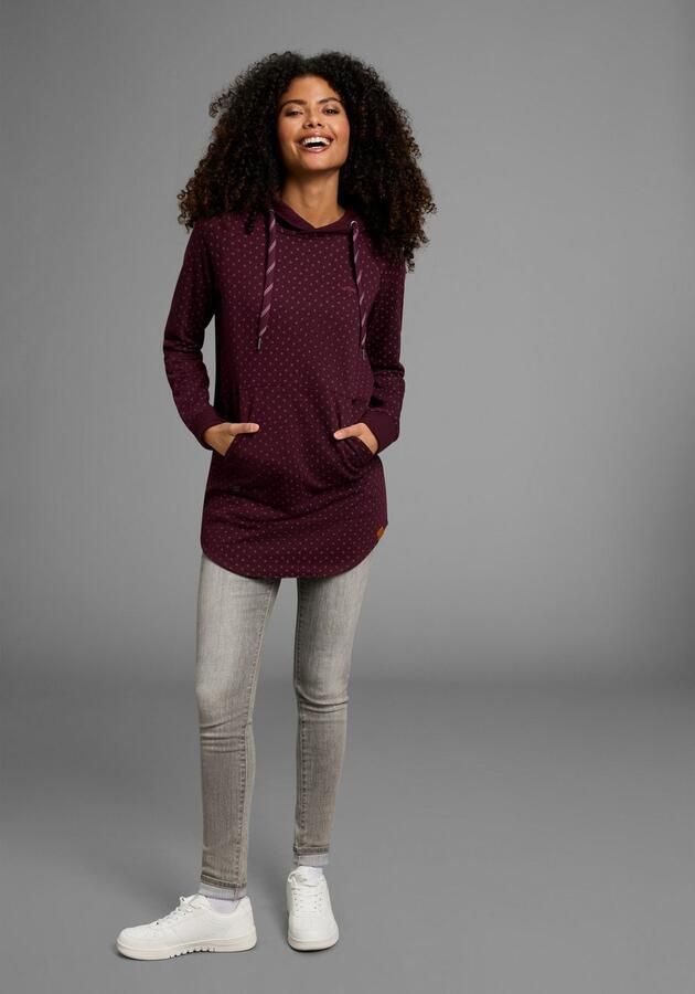 KangaROOS Lang sweatshirt met een subtiel patroon - Foto 3