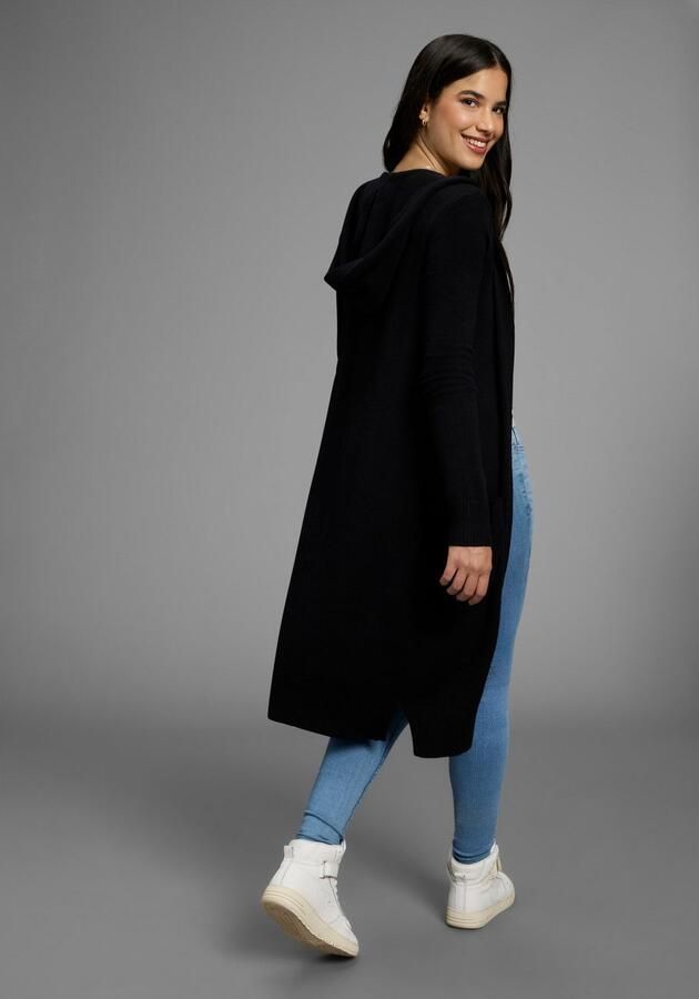 KangaROOS Lang vest in open lange vorm met capuchon - Foto 2