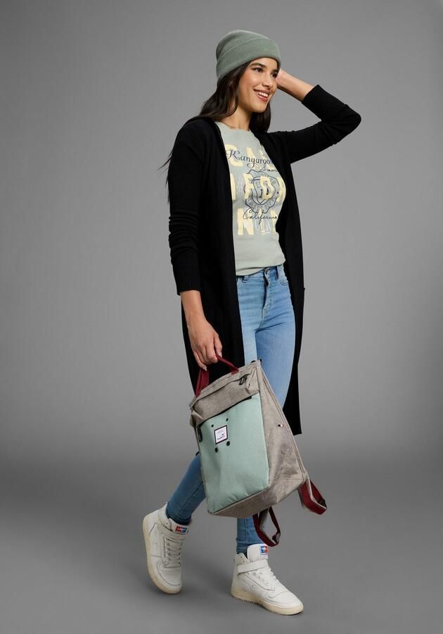 KangaROOS Lang vest in open lange vorm met capuchon - Foto 3