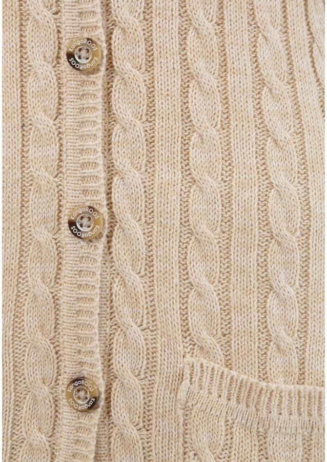 KangaROOS Lang vest met trendy kabelpatroon en zakken - Foto 1