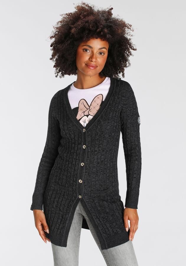 KangaROOS Lang vest met trendy kabelpatroon en zakken - Foto 8