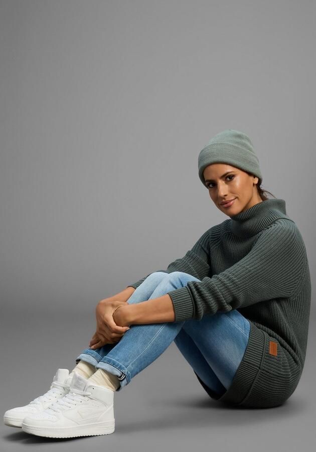 KangaROOS Lange trui met splitje in de zoom - Foto 4