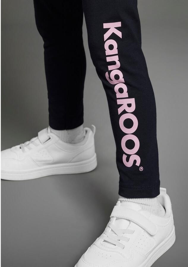 KangaROOS Legging 2-pack leggings met opschrift (set 2-delig)