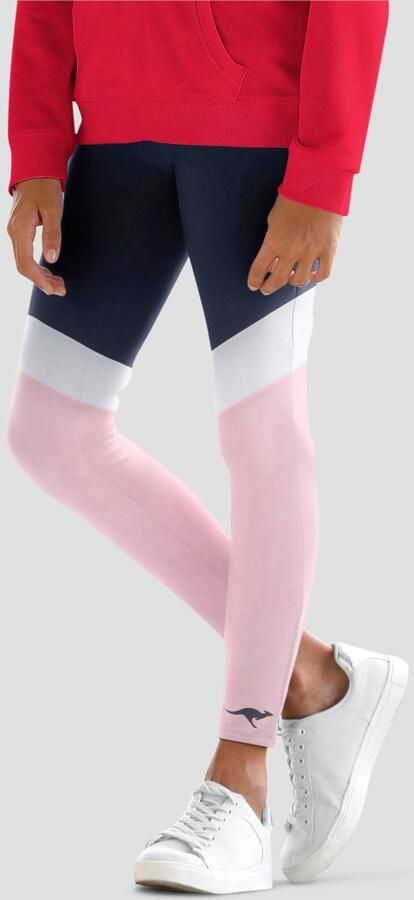 KangaROOS Legging Met colorblocking inzetten - Foto 7