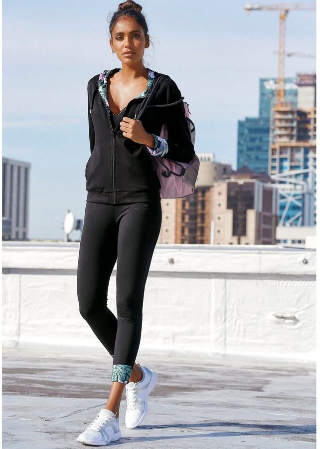 KangaROOS Legging met gedessineerde omslag